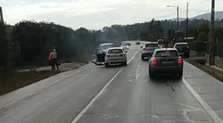 Accidente de circulación en Carregal-Tomiño