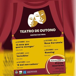 Programación teatral de outono na Guarda