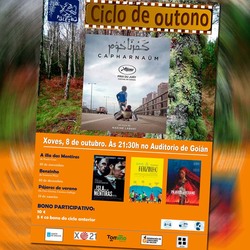 Suspendida a sesión de cinema deste xoves en Goián organizada polo Cineclub Poleiro