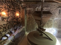 O tren turístico da Eurocidade realizará esta fin de semana dúas viaxes até os muíños do Tripes