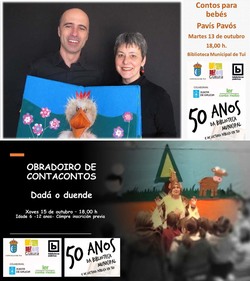 Continúan as actividades programadas co gallo do 50 aniversario da Biblioteca Municipal de Tui