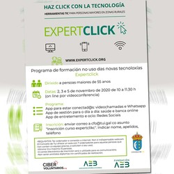As persoas maiores de 55 poderán realizar o programa de formación Expertclick en Tui