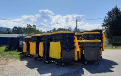 Noventa colectores para a recollida de envases están a ser colocados nas parroquias de Tui