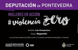 Mulleres en Acción Violencia Zero trae á Guarda a acción -Reguetón- de Lúa Mosquetera