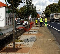 Troço urbano da Estrada Nacional 13 com novo -look-