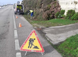 Arranca la señalización de rutas ciclistas protegidas en la PO-552 entre Oia y Tui