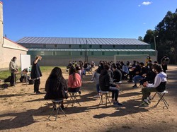 As artistas High Paw e Rabela rachan estereotipos no proxecto Claqueta Violeta no Rosal