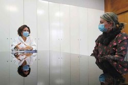 A delegada territorial da Xunta en Pontevedra visita Tomiño 