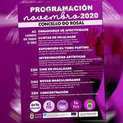 Novembro, mes da igualdade e da prevención da violencia de xénero no Rosal