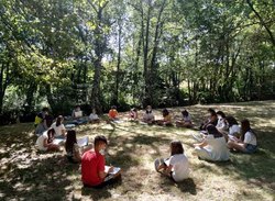 O alumnado tomiñés participa na vida política con voz propia