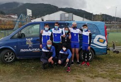 Tres medallas de Oro para el Club Remo Tui en el campeonato Gallego alevín e infantil