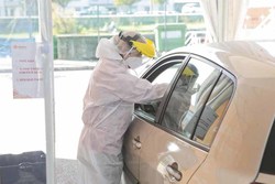 Centro de rastreio móvel de Caminha para a COVID 19 com capacidade para realizar 200 testes/dia