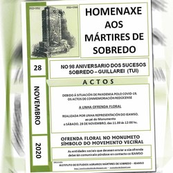 Conmemoración dos Sucesos de Sobredo, no seu 98 aniversario