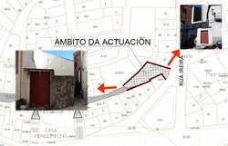 A Guarda máis preto da apertura da rúa Baixo Muro