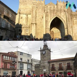La Catedral de Tui y la Torre del Reloj de A Guarda se iluminarán esta semana con -Enciende el Xacobeo-