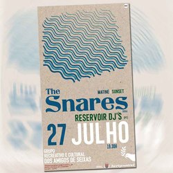 Infominho -  The Snares, banda de psych-rock de EE.UU., acta en Seixas(Caminha) el 27 de julio - 