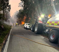 Infominho -  La Xunta desactiva el Nivel 2 de alerta en As Neves tras controlar el incendio de Batallns - 
