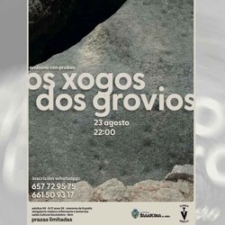 Infominho -  Os Xogos dos Grovios: Salvaterra de Mio acoge una andaina nocturna con juegos y pruebas de habilidad el 23 de agosto - 