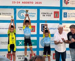 Infominho -  Doble xito de la Academia Oiense en el Gran Premio Ciclista Ciudad de Vigo con Martn Gonzlez y Manuel Pereira - 