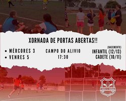 Infominho -  Puertas abiertas en el Tomio FC Femenino: entrenamientos gratuitos para nias de 12 a 15 aos - 