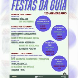 Infominho -  A Guarda celebra el 125 aniversario de las Festas da Gua con msica, tradicin y actividades para toda la familia - 