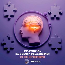 Infominho -  Valena conmemora el Da Mundial del Alzheimer con acciones de apoyo a pacientes y cuidadores - 