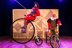Infominho -  Quixote: humor, teatro y valores en una original versin para pblico infantil que llega este martes a Tui - 