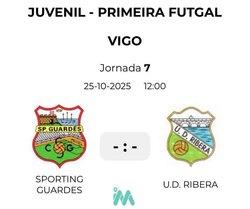 Infominho -  Vuelve el derbi juvenil entre el Sporting Guards y la U.D. Ribera este sbado en A Sangria - 
