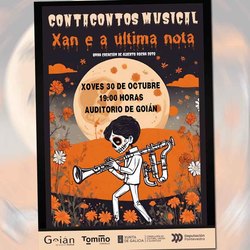 Infominho -  El Auditorio de Goin acoge una tarde de miedo y diversin con el Pasillo del Terror y el cuento -Xan y la ltima nota- - 
