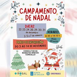Infominho -  O Rosal ofrece un nuevo Campamento de Nadal para facilitar la conciliación familiar durante las vacaciones escolares -  Infominho -  O Rosal ofrece un nuevo Campamento de Nadal para facilitar la conciliación familiar durante las vacaciones escolares -
