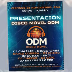 Infominho -  Tomio se prepara para una noche nica: Ests celebra el lanzamiento oficial de la Disco Mvil ODM - 