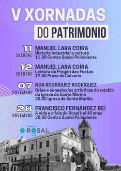 Infominho -  El fillogo Francisco Fernndez Rei reconstruye en O Rosal la memoria viva del municipio en una charla nica - 