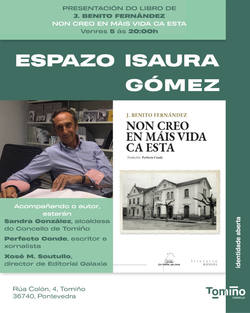 Infominho -  El periodista Benito Fernndez presenta en Tomio su primera novela en gallego - 