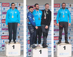 Infominho -  Los teixugos Lus Fernndez, Alba Soutelo y Emilio Rodrguez se coronan campeones gallegos de sllom - 