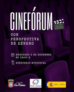 Infominho -  Auditorio Municipal de As Neves acoge este mircoles un cinefrum para reflexionar sobre las violencias de gnero - 
