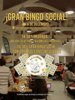 Infominho -  As Neves celebra una tarde diferente con una merienda popular y un bingo social - 