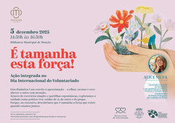 Infominho -  Moncao celebra el Da Internacional del Voluntariado con la actividad - tamanha esta forca!- - 