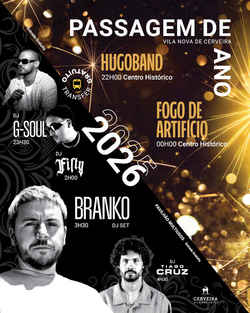 Infominho -  Vila Nova de Cerveira despedir 2025 con HugoBand y cuatro DJs - 