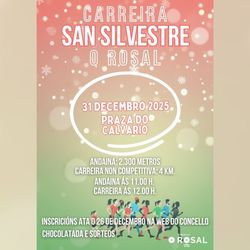 Infominho -  O Rosal abre sus inscripciones para su tradicional San Silvestre - 
