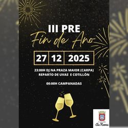 Infominho - Fiesta anticipada en As Neves: llega el III Pre Fin de Año 2025 - Infominho - Fiesta anticipada en As Neves: llega el III Pre Fin de Año 2025 -