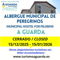 Infominho - El albergue de peregrinos de A Guarda cerrará del 15 de diciembre al 15 de enero - Infominho - El albergue de peregrinos de A Guarda cerrará del 15 de diciembre al 15 de enero -
