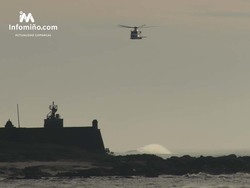 Infominho -  Amplio operativo mar�timo y a�reo por tres pescadores desaparecidos en la costa de Caminha - 