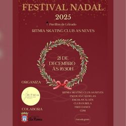 Infominho - El Pabellón de Leirado acogerá el Festival de Navidad 2025 del Ritmia Skating Club As Neves - Infominho - El Pabellón de Leirado acogerá el Festival de Navidad 2025 del Ritmia Skating Club As Neves -
