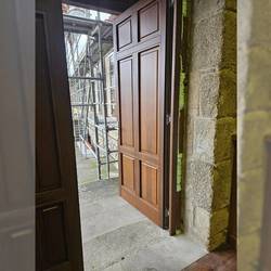 Infominho -  Comienzan las obras en la Casa do Conde de Salvaterra de Mi�o para convertirla en espacio enogastron�mico - 