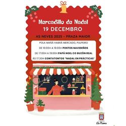 Infominho -  El Mercadillo de Navidad y Pap� Noel llegan a la Praza Maior de As Neves - 