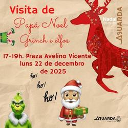 Infominho -  Pap� Noel y el Grinch visitan A Guarda este lunes en la praza de Avelino Vicente - 