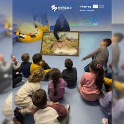 Infominho -  El lobo ib�rico protagoniz� una divertida jornada educativa en Melga�o - 