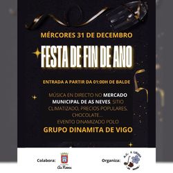 Infominho - As Neves dará la bienvenida al 2026 con una gran fiesta popular en el Mercado Municipal - Infominho - As Neves dará la bienvenida al 2026 con una gran fiesta popular en el Mercado Municipal -