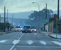 Infominho -  Un accidente entre dos furgonetas provoca retenciones en la PO-354 entre O Rosal y A Guarda - 