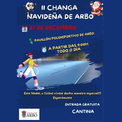 Infominho -  La II Changa do Nadal reunir� a 12 equipos en el Pabell�n Polideportivo de Arbo el 27 de diciembre - 